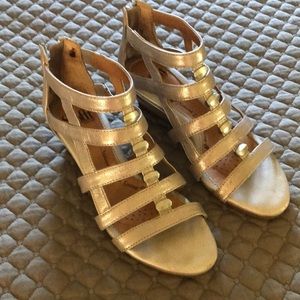 Sofft Silver wedge sandal